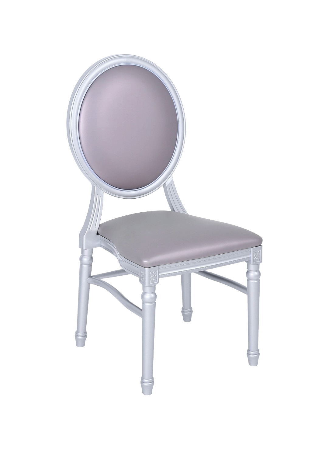Silver Resin Louis Wedding Chairs