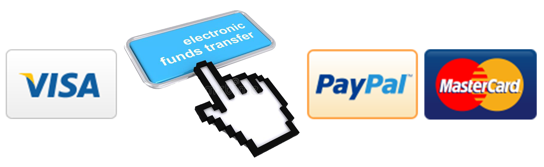 Accepted payment methods: Visa, Mastercard, American Express, PayPal