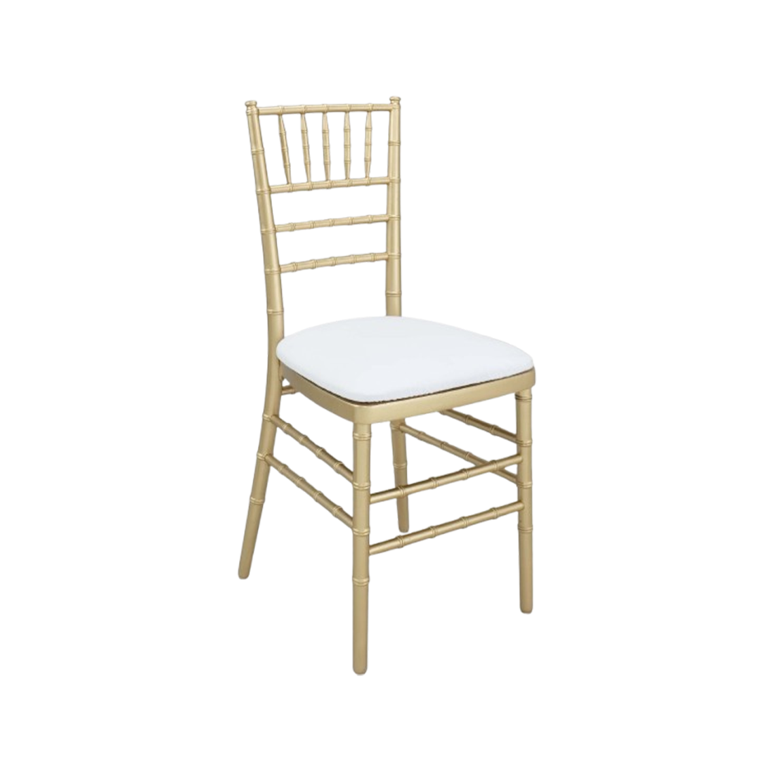 Tiffany Wooden Chair with Vinyl Cushion